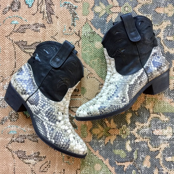 snakeskin booties sam edelman